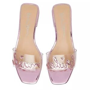 BETSEY JOHNSON
Women's Mint "Bridesmaid" Slide Sandals